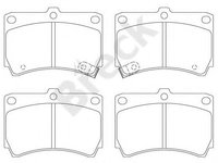 Set placute frana,frana disc MAZDA DEMIO (DW) (1996 - 2003) Break 21654 00 702 10 piesa NOUA