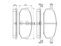 Set placute frana,frana disc MAZDA FAMILIA V (BA), MAZDA ETUDE IV (BG) - BOSCH 0 986 424 573