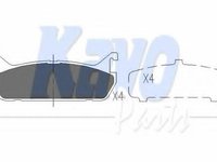 Set placute frana,frana disc MAZDA MX-5 (NA), MAZDA ETUDE IV (BG), MAZDA ETUDE IV (BG) - KAVO PARTS KBP-4507