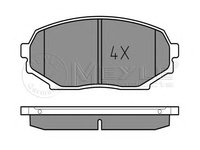 Set placute frana,frana disc MAZDA MX-5 (NA) - MEYLE 025 215 5215