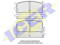 Set placute frana,frana disc MAZDA RX 7 (SA), ISUZU IMPULSE (JR_) - ICER 180639