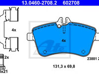 Set placute frana,frana disc MERCEDES-BENZ A-CLASS (W169) (2004 - 2012) ATE 13.0460-2708.2