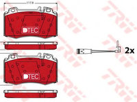 Set placute frana,frana disc MERCEDES-BENZ C-CLASS (W203) (2000 - 2007) TRW GDB1543DTE