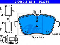 Set placute frana,frana disc MERCEDES-BENZ CLA Shooting Brake (X117) (2015 - 2020) ATE 13.0460-2786.2