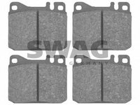 Set placute frana,frana disc MERCEDES-BENZ COUPE (C123), MERCEDES-BENZ KOMBI Break (S123), MERCEDES-BENZ S-CLASS limuzina (W126) - SWAG 10 91 6045