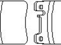 Set placute frana,frana disc MERCEDES-BENZ COUPE (C124), MERCEDES-BENZ limuzina (W124), MERCEDES-BENZ KOMBI Break (S124) - TOPRAN 400 429