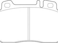 Set placute frana,frana disc MERCEDES-BENZ COUPE (C124), MERCEDES-BENZ limuzina (W124), MERCEDES-BENZ KOMBI Break (S124) - WAGNER WBP21153B