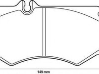 Set placute frana,frana disc MERCEDES-BENZ COUPE (C123), MERCEDES-BENZ KOMBI Break (S123), MERCEDES-BENZ G-CLASS (W460) - JURID 571272D