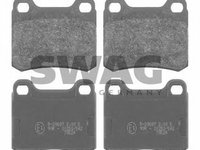 Set placute frana,frana disc MERCEDES-BENZ COUPE (C124), MERCEDES-BENZ limuzina (W124), MERCEDES-BENZ 190 limuzina (W201) - SWAG 10 91 6154