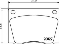 Set placute frana,frana disc MERCEDES-BENZ COUPE (W111), MERCEDES-BENZ PAGODE (W113), ASTON MARTIN LAGONDA - MINTEX MGB522