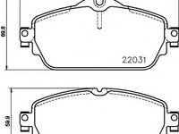 Set placute frana,frana disc MERCEDES-BENZ E-CLASS (W213) (US) (2016 - 2020) TEXTAR 2203102