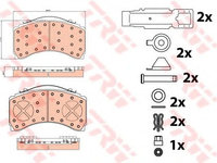 Set placute frana,frana disc MERCEDES-BENZ ECONIC 2 (2013 - 2020) TRW GDB5110