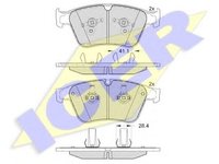 Set placute frana,frana disc MERCEDES-BENZ M-CLASS (W164), MERCEDES-BENZ R-CLASS (W251, V251) - ICER 182085