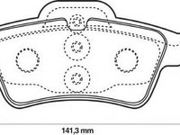 Set placute frana,frana disc MERCEDES-BENZ S-CLASS (W221) (2005 - 2013) JURID 571989J