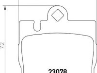 Set placute frana,frana disc MERCEDES-BENZ S-CLASS limuzina (W220), MERCEDES-BENZ CL-CLASS cupe (C215) - HELLA PAGID 8DB 355 008-711