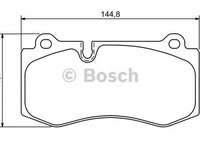 Set placute frana,frana disc MERCEDES-BENZ S-CLASS (W221) (2005 - 2013) BOSCH 0 986 494 167