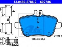 Set placute frana,frana disc MERCEDES-BENZ SLK (R172), MERCEDES-BENZ B-CLASS (W246, W242), MERCEDES-BENZ A-CLASS (W176) - ATE 13.0460-2786.2