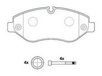 Set placute frana,frana disc MERCEDES-BENZ VITO caroserie (W447) (2014 - 2020) JURID 2919209560