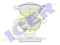 Set placute frana,frana disc MERCEDES-BENZ TOURISMO (O 350), FORD FOCUS Clipper (DNW), MAZDA PREMACY (CP) - ICER 181617