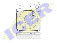 Set placute frana,frana disc MERCEDES-BENZ limuzina (W124), MERCEDES-BENZ SL (R129), MERCEDES-BENZ CL-CLASS cupe (C140) - ICER 180976