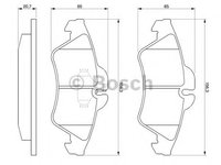 Set placute frana,frana disc MERCEDES-BENZ SPRINTER 2-t bus (901, 902) (1995 - 2006) BOSCH 0 986 424 218