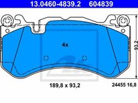 Set placute frana,frana disc MERCEDES E-CLASS (W211) (2002 - 2009) ATE 13.0460-4839.2 piesa NOUA