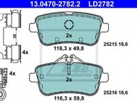 Set placute frana,frana disc MERCEDES M-CLASS (W166) (2011 - 2016) ATE 13.0470-2782.2 piesa NOUA