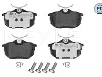 Set placute frana,frana disc MEYLE 025 218 6115/PD