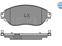 Set placute frana,frana disc MEYLE 025 220 8718