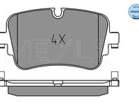 Set placute frana,frana disc MEYLE 025 223 0717