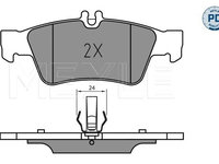 Set placute frana,frana disc MEYLE 025 233 3516/PD