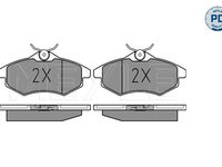 Set placute frana,frana disc MEYLE 025 234 0719/PD