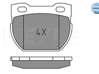 Set placute frana,frana disc MEYLE 025 234 7118