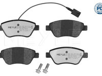 Set placute frana,frana disc MEYLE 025 237 0517/PD