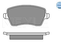 Set placute frana,frana disc MEYLE 025 244 0317/W