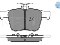 Set placute frana,frana disc MEYLE 025 250 0916