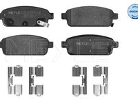 Set placute frana,frana disc MEYLE 025 250 9616/W