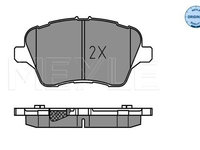 Set placute frana,frana disc MEYLE 025 251 3417