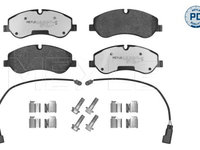 Set placute frana,frana disc MEYLE 025 256 0217/PD