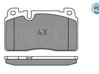 Set placute frana,frana disc MEYLE 025 256 4317/PD