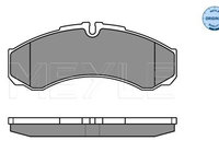 Set placute frana,frana disc MEYLE 025 291 2117