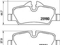 Set placute frana,frana disc MINI MINI (F55) (2014 - 2016) BREMBO P 06 090 piesa NOUA