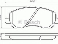 Set placute frana,frana disc MITSUBISHI ASX Van (GA_W) (2010 - 2016) BOSCH 0 986 495 253 piesa NOUA