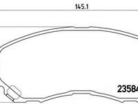 Set placute frana,frana disc MITSUBISHI ASX Van (GA_W_) (2010 - 2020) BREMBO P 54 030