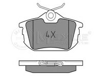 Set placute frana,frana disc MITSUBISHI CARISMA (DA_), VOLVO S40 I limuzina (VS), VOLVO V40 combi (VW) - MEYLE 025 218 6115