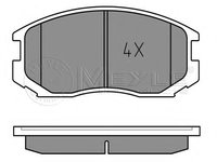 Set placute frana,frana disc MITSUBISHI COLT Mk III (C5_A), MITSUBISHI COLT Mk IV (CA_A), MITSUBISHI LANCER Mk IV limuzina (C6_A) - MEYLE 025 216 5015