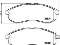 Set placute frana, frana disc MITSUBISHI L200 96-07 - Cod intern: W20120121 - LIVRARE DIN STOC in 24 ore!!!