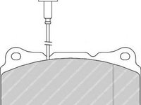 Set placute frana,frana disc MITSUBISHI LANCER Limuzina (CS, CT0) (2000 - 2016) FERODO FDB1334 piesa NOUA