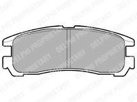 Set placute frana,frana disc MITSUBISHI PAJERO PININ (H6_W, H7_W) (1999 - 2007) DELPHI LP955 piesa NOUA