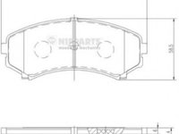 Set placute frana,frana disc MITSUBISHI PROUDIA/DIGNITY (S4_A, S3_A) (1999 - 2001) NIPPARTS J3605039